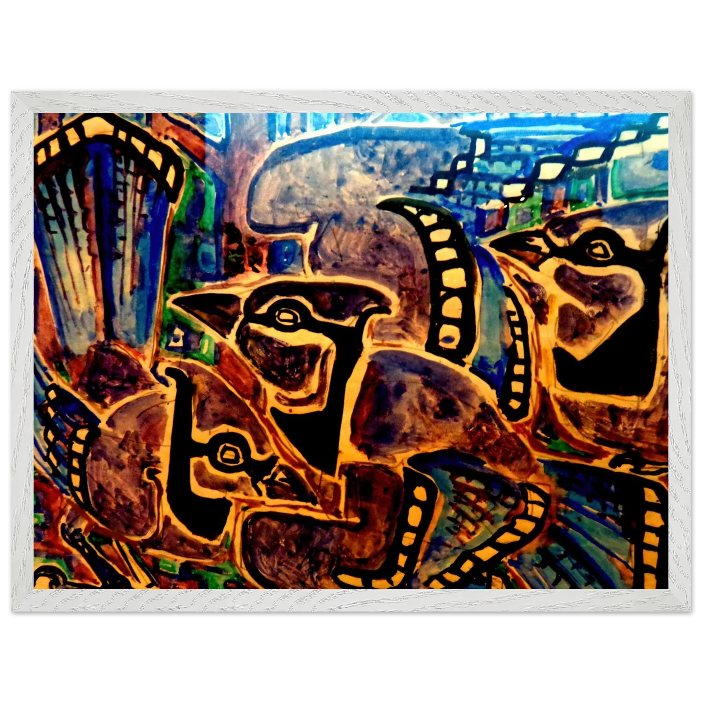Walter Inglis Anderson - Walter Anderson Wall art - 40x50 cm / 16x20 inches - Premium Wooden Framed Poster With Fine Art Paper-canvas - Wood frame