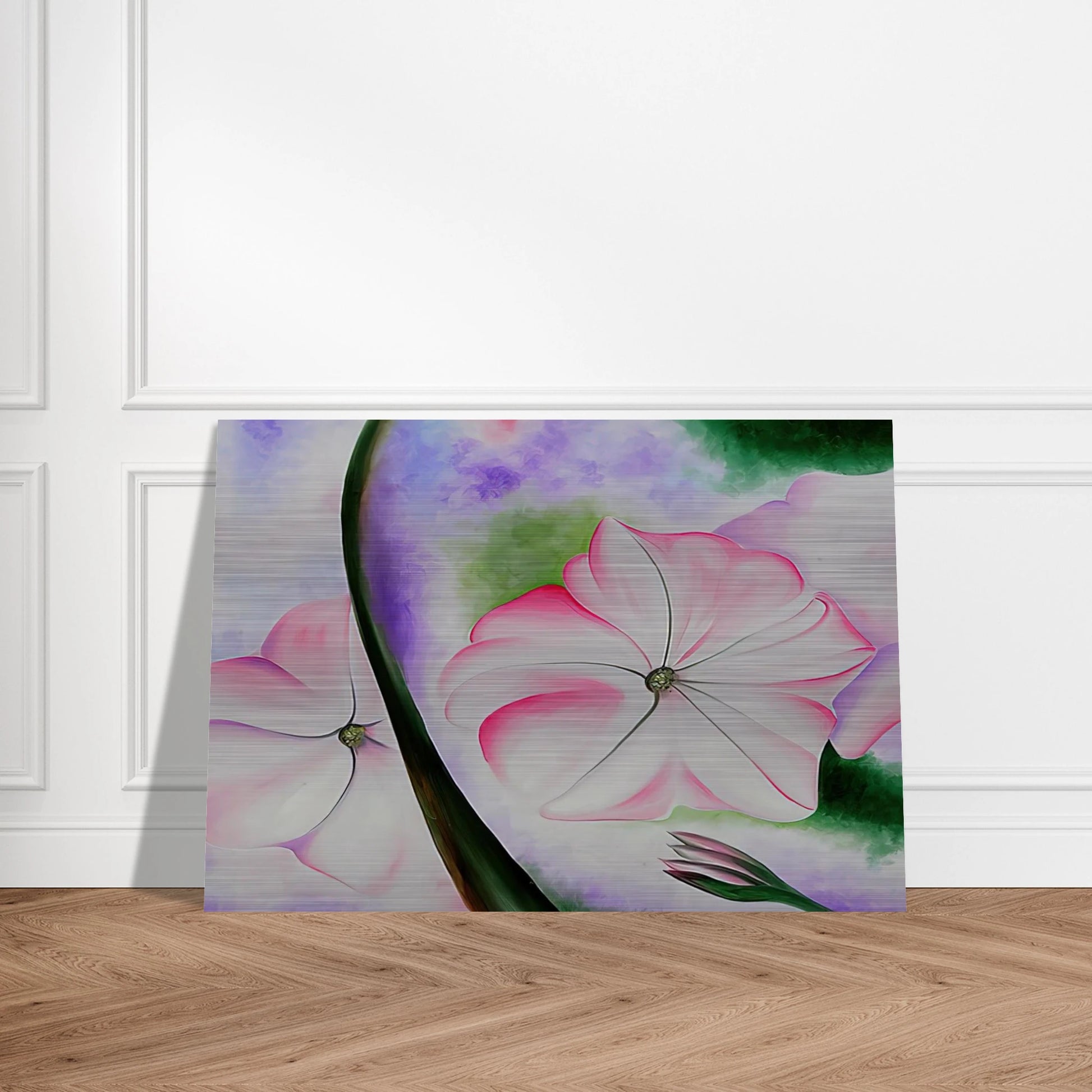 Petunia No. 2 - Georgia O'Keeffe Brushed Aluminum Print - 70x100 cm / 28x40 inches | Georgia O'Keeffe Aluminum Print | Georgia O'Keeffe Prints
