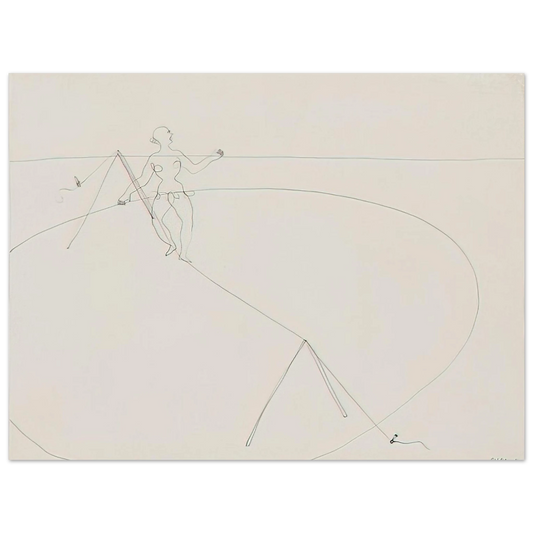 Alexander Calder - TIGHTROPE WALKER 1932 Fine Art Poster