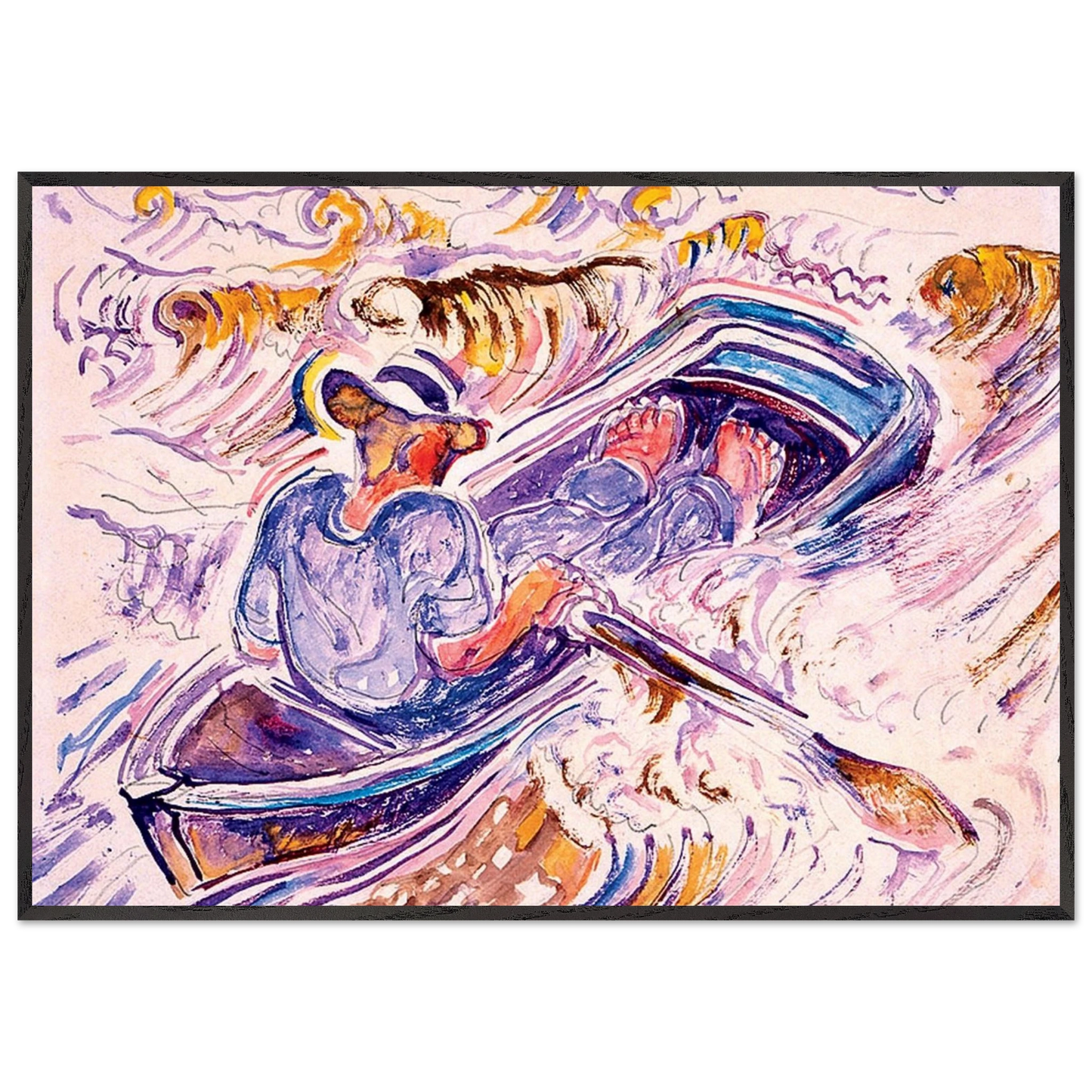 Walter Inglis Anderson - Walter Anderson Wall art - 30x45 cm / 12x18 inches - Premium Wooden Framed Poster With Fine Art Paper-canvas - White frame
