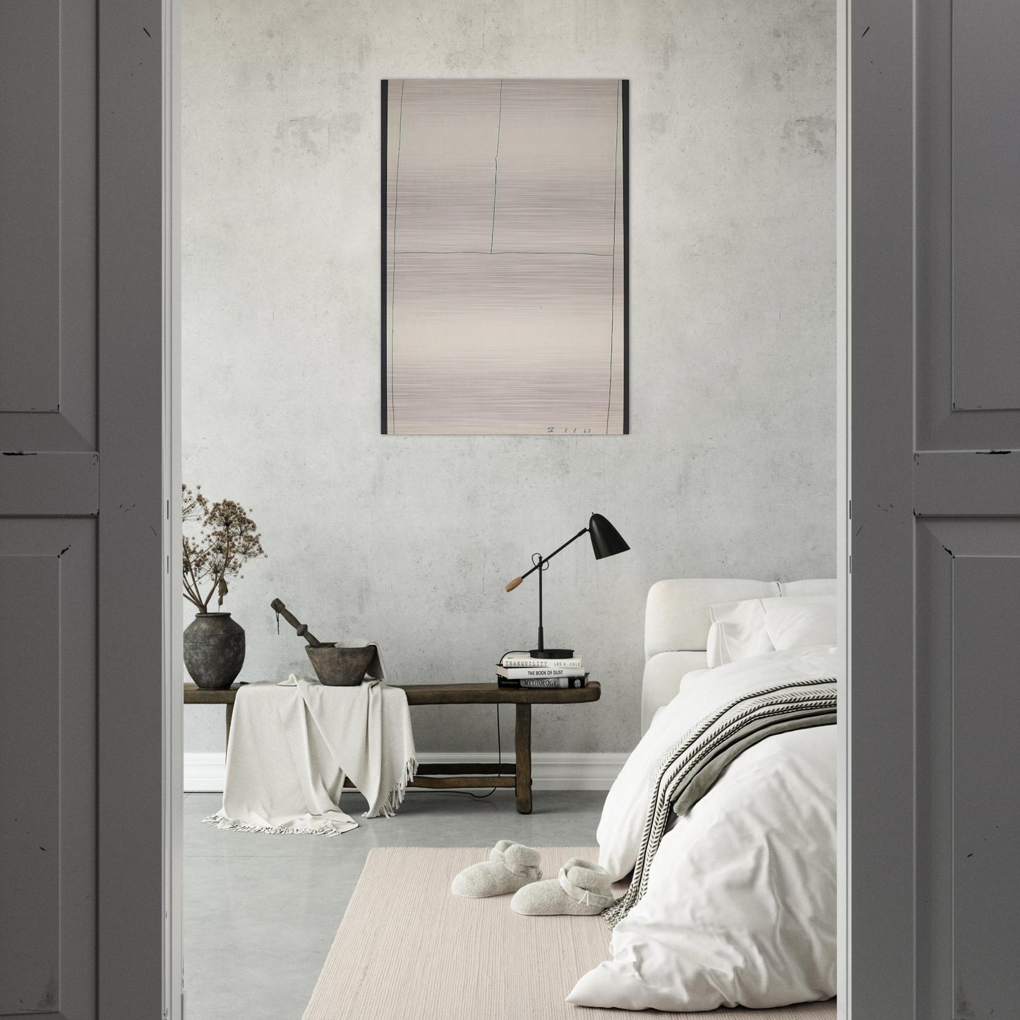 Twentieth Century Ikon Series 8.8.67 IV - 1967 - Bob Law Brushed Aluminum Print - 70x100 cm / 28x40 inches | Bob Law Aluminum Print | Bob Law Prints