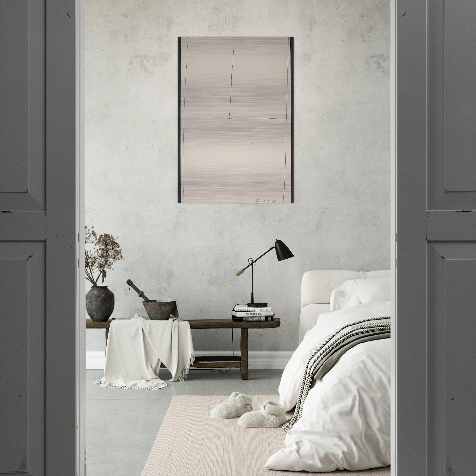 Twentieth Century Ikon Series 8.8.67 IV - 1967 - Bob Law Brushed Aluminum Print - 70x100 cm / 28x40 inches | Bob Law Aluminum Print | Bob Law Prints
