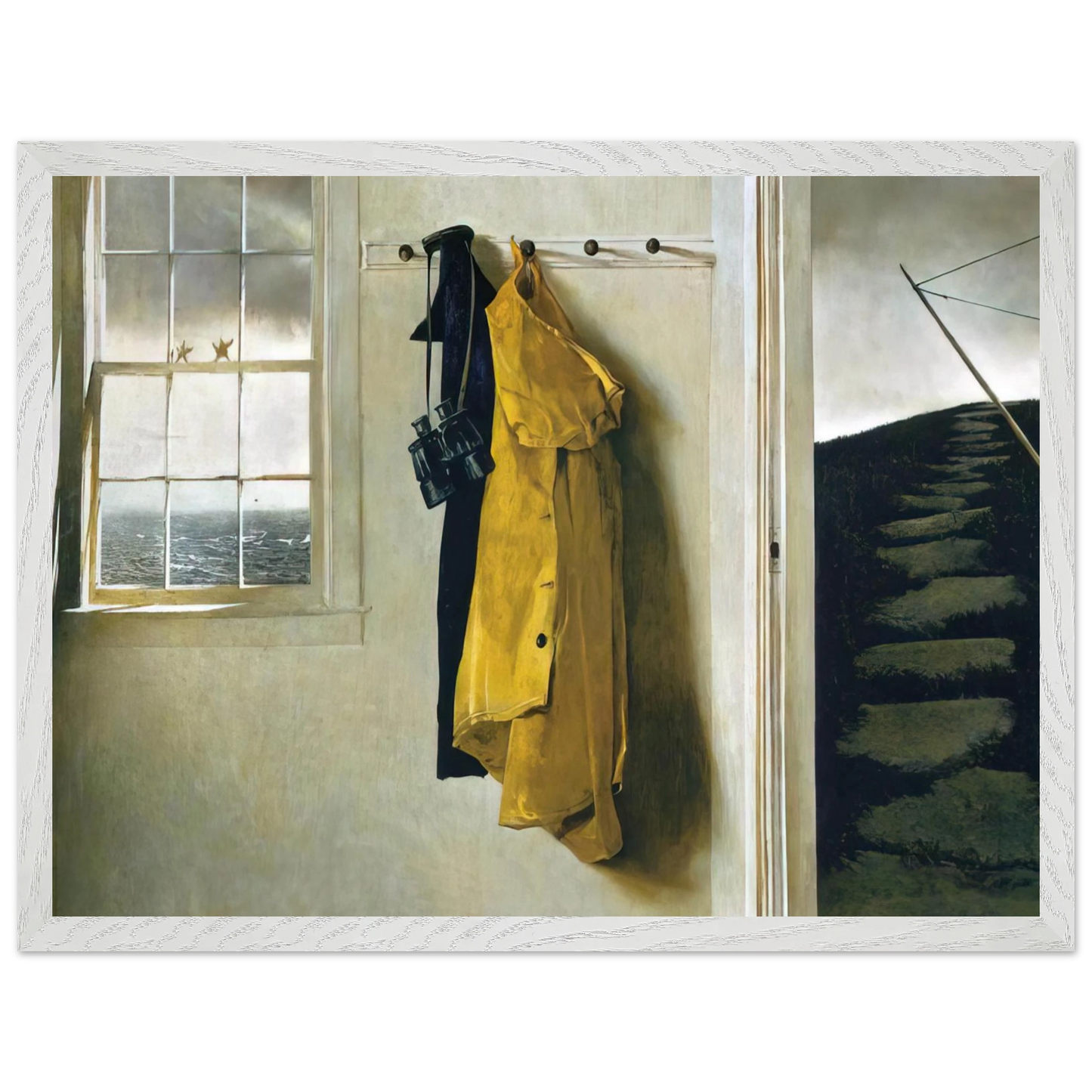 Andrew Wyeth - SQUALL Wall Art - 30x40 cm / 12x16 inches - Fine Art Poster-canvas - -