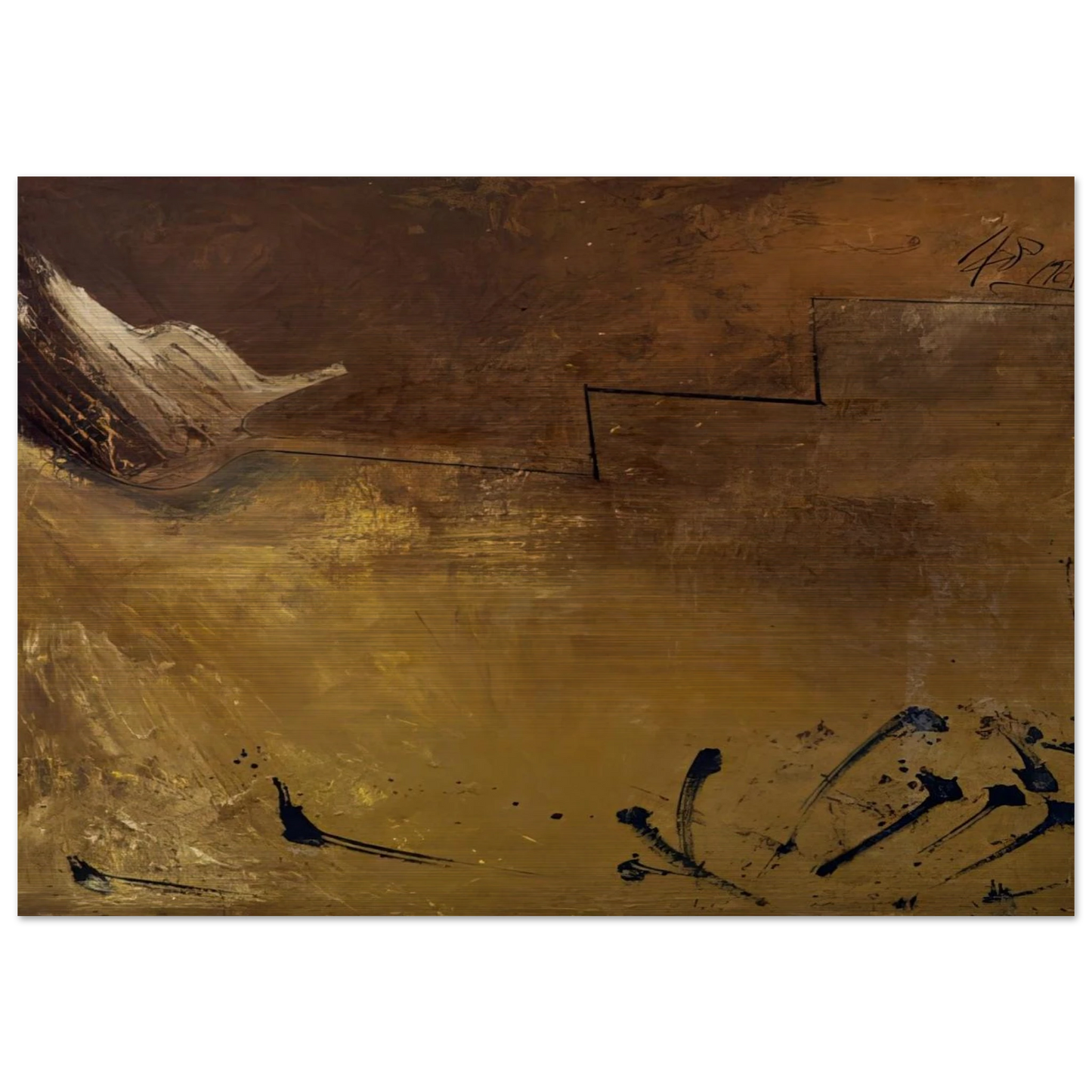 Sebastopol Autumn - 1961 - Hassel Smith Brushed Aluminum Print - 70x100 cm / 28x40 inches | Hassel Smith Aluminum Print | Hassel Smith Prints