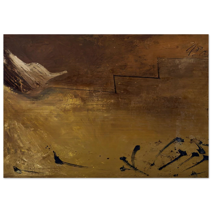 Sebastopol Autumn - 1961 - Hassel Smith Brushed Aluminum Print - 70x100 cm / 28x40 inches | Hassel Smith Aluminum Print | Hassel Smith Prints