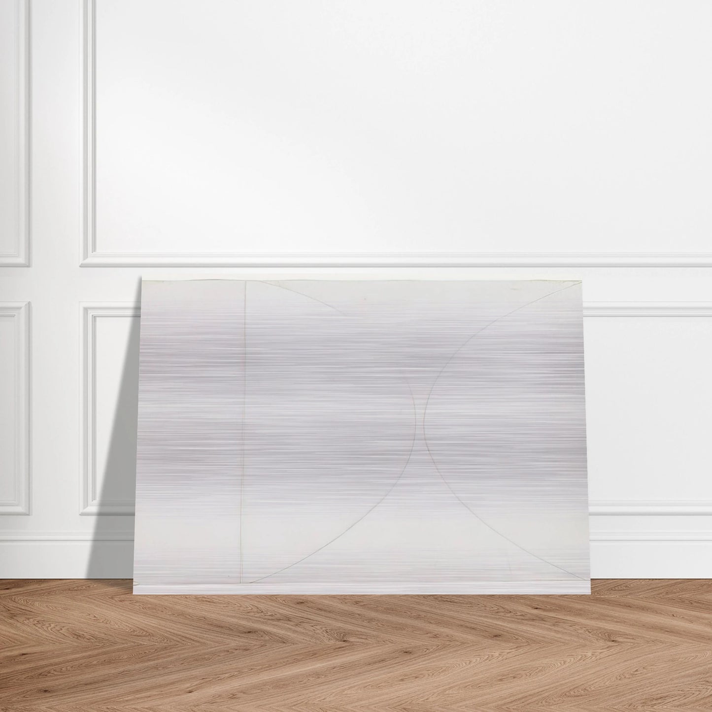 White on White - Ellsworth Kelly Brushed Aluminum Print - 70x100 cm / 28x40 inches | Ellsworth Kelly Aluminum Print | Ellsworth Kelly Prints