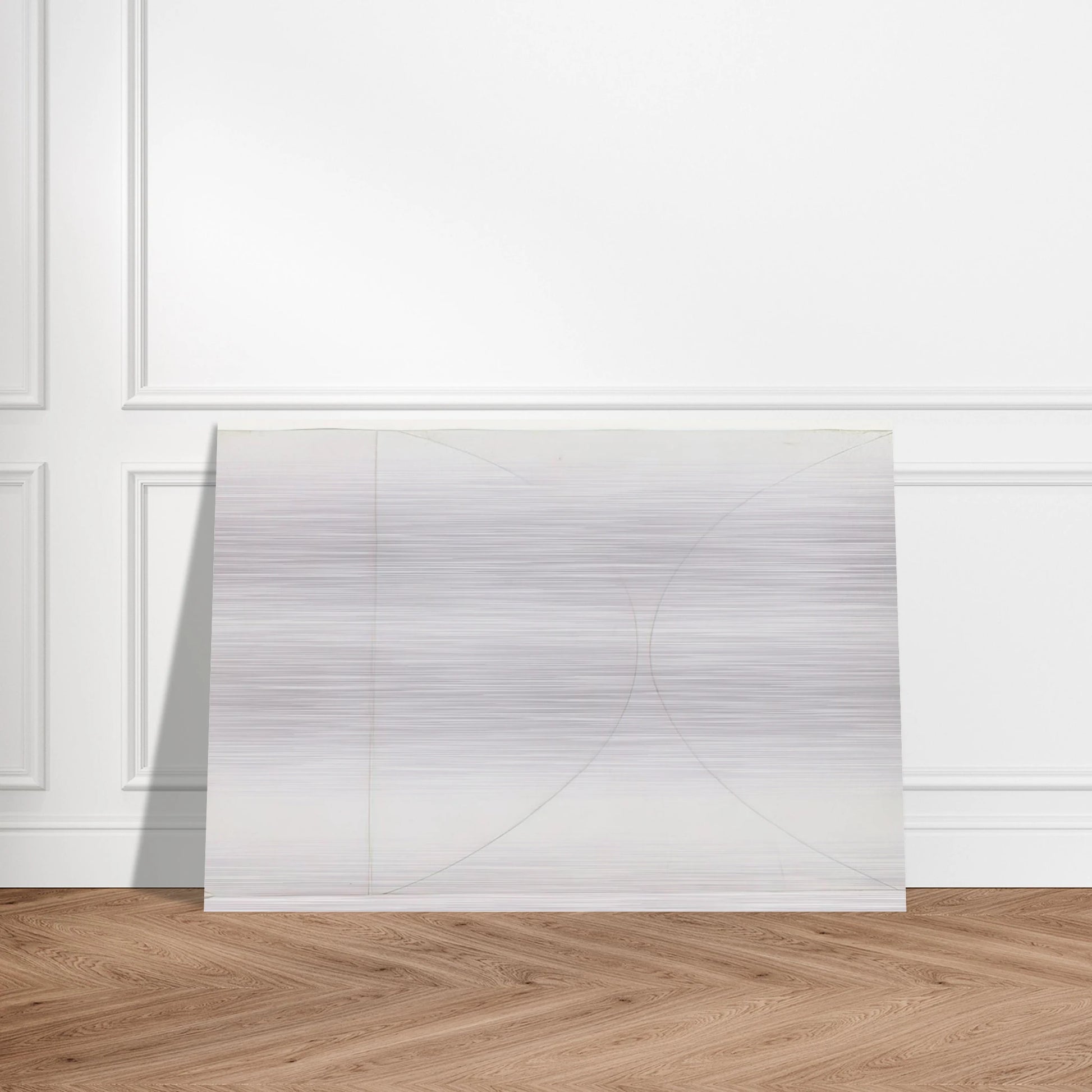 White on White - Ellsworth Kelly Brushed Aluminum Print - 70x100 cm / 28x40 inches | Ellsworth Kelly Aluminum Print | Ellsworth Kelly Prints