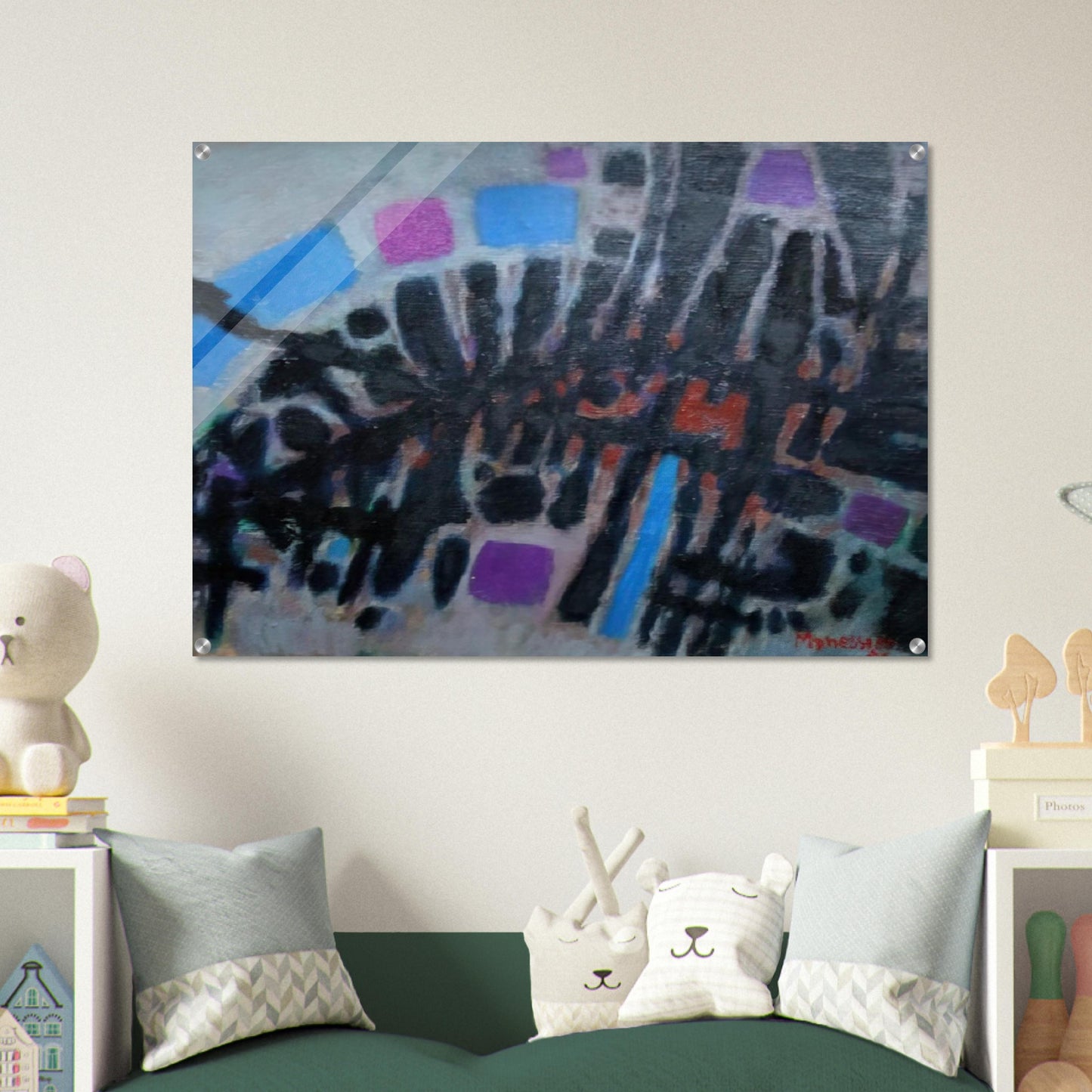 Untitled - 1957 - Alfred Manessier Acrylic Print - 70x100 cm / 28x40″ inches