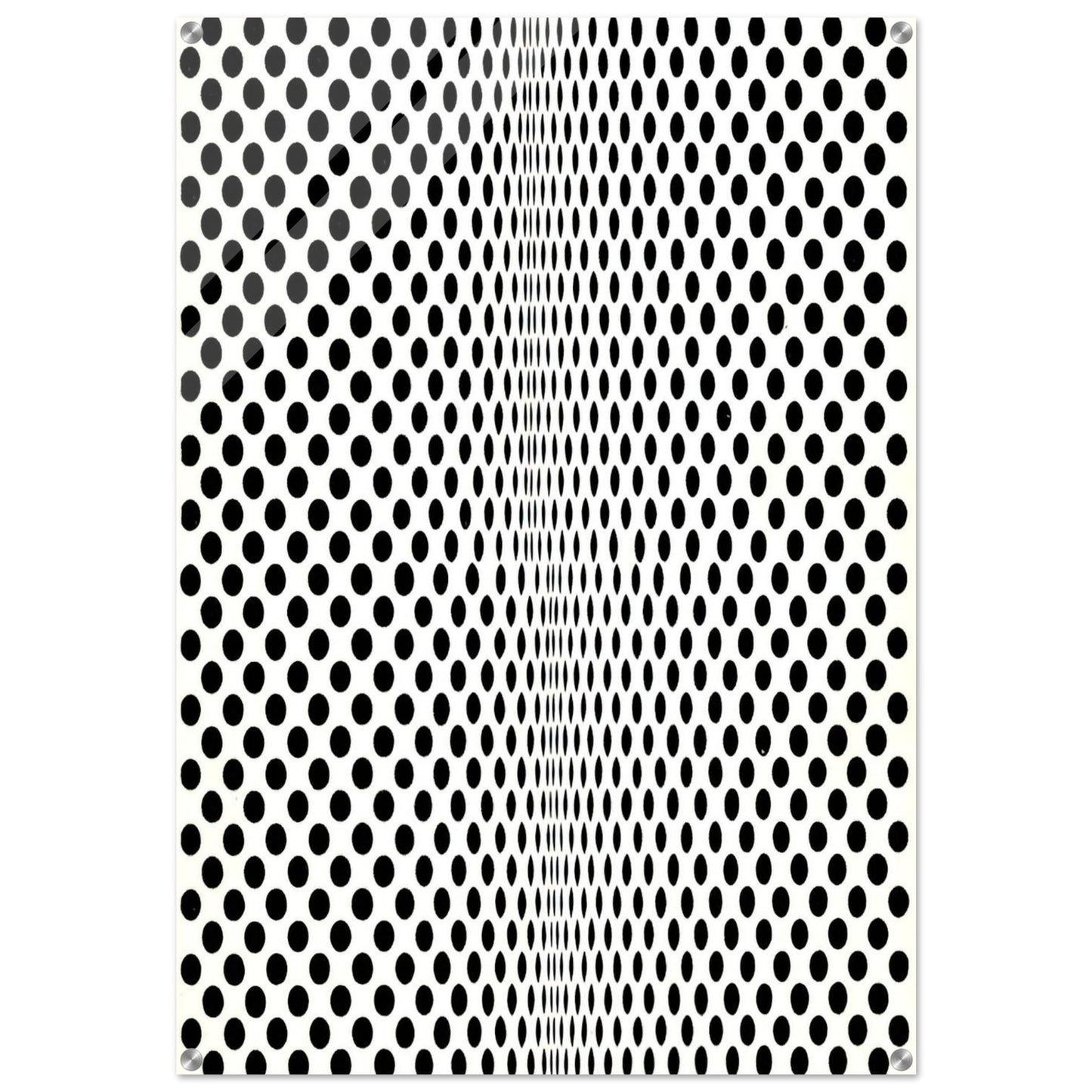 FISSION 1963 - Bridget Riley Acrylic Print - 70x100 cm / 28x40″ inches
