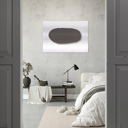 GRAUE SCHEIBE 1970 - BLINKY PALERMO Brushed Aluminum Print - 70x100 cm / 28x40 inches | BLINKY PALERMO Aluminum Print | BLINKY PALERMO Prints