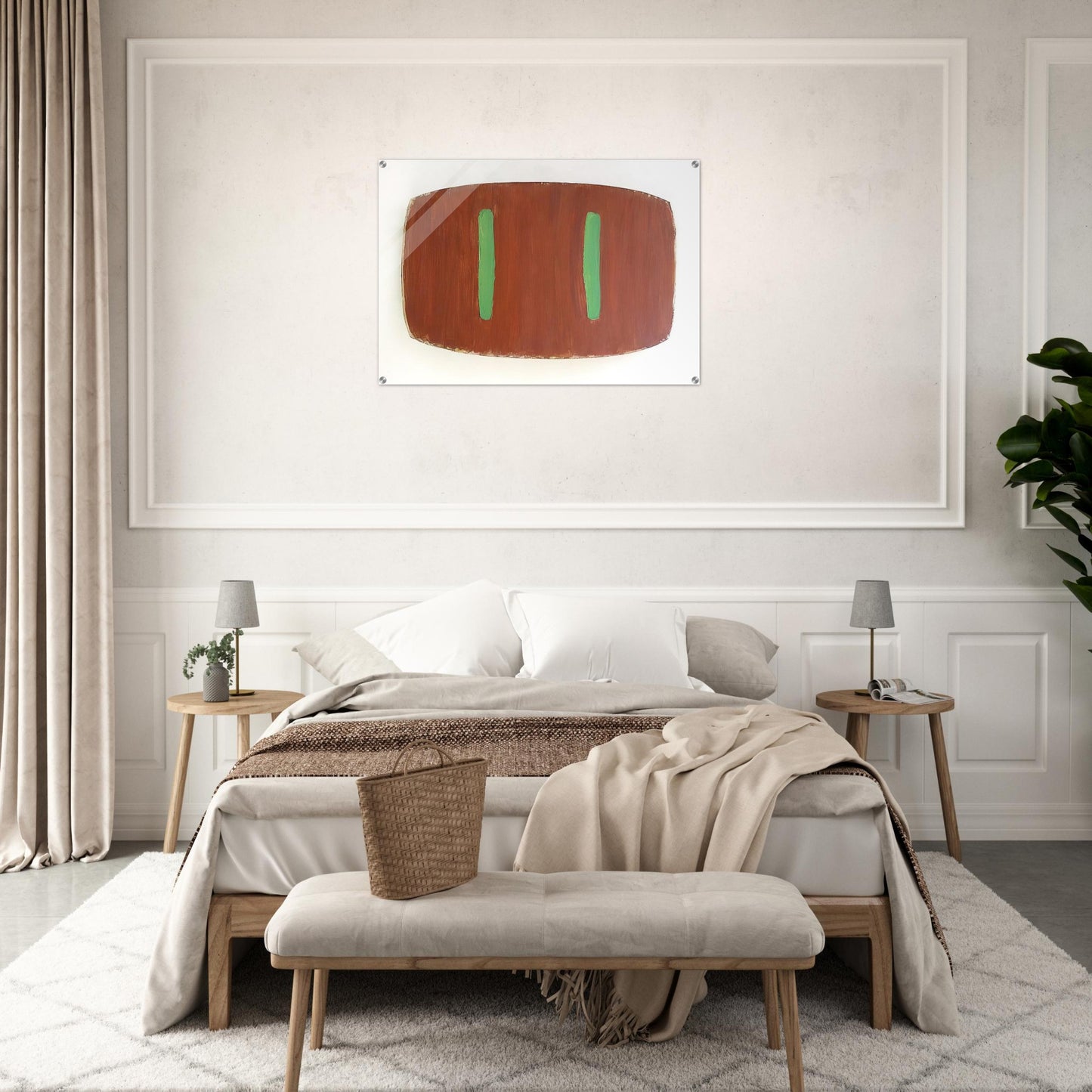 Lure II - 1976 - Ron Gorchov Acrylic Print - 70x100 cm / 28x40″ inches | Ron Gorchov Wall Art | Ron Gorchov Prints