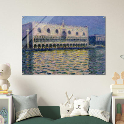 The Palazzo Ducale - claude monet Acrylic Print - 70x100 cm / 28x40″ inches
