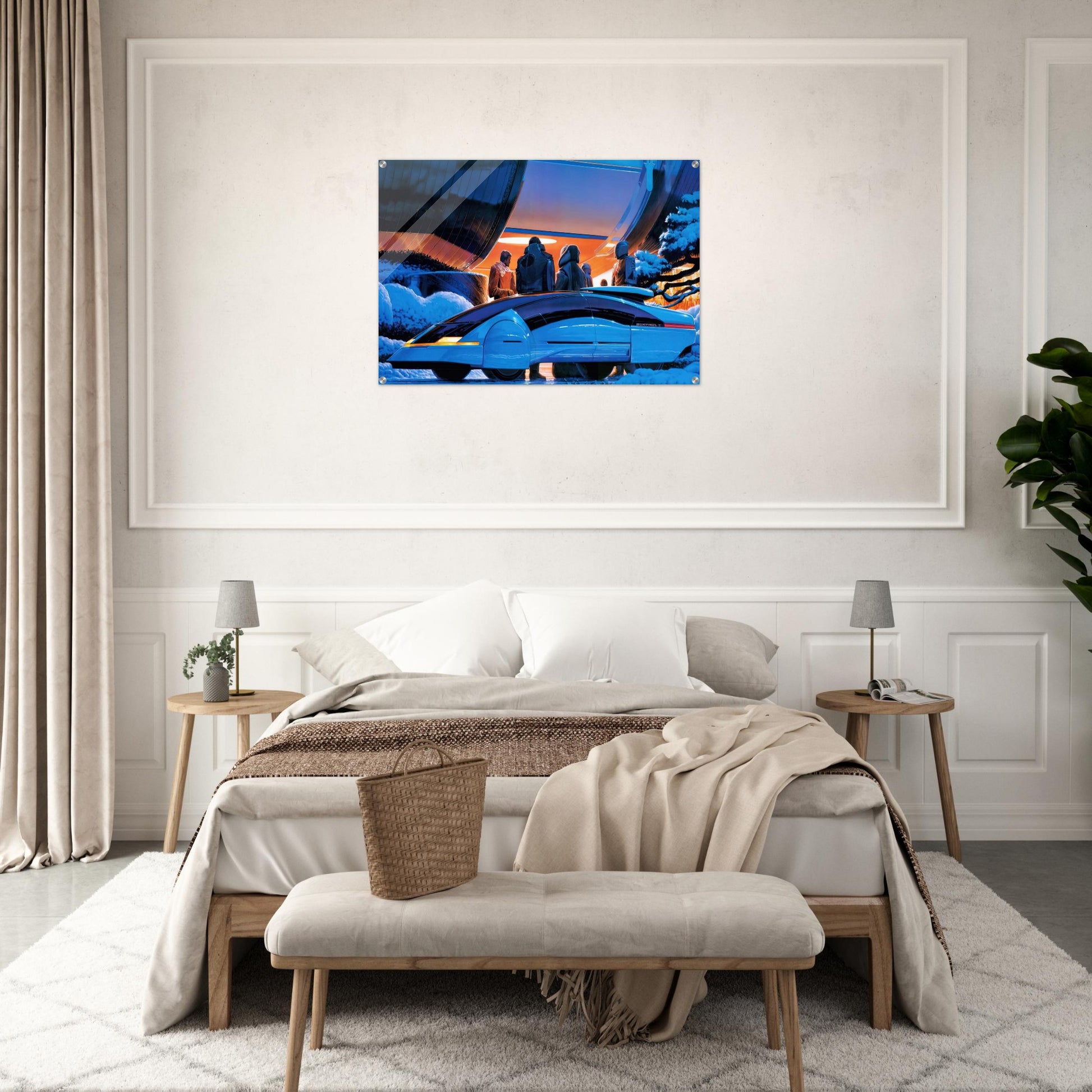 Syd Mead - Syd Mead Acrylic Print - 70x100 cm / 28x40″ inches | Syd Mead Wall Art | Syd Mead Prints