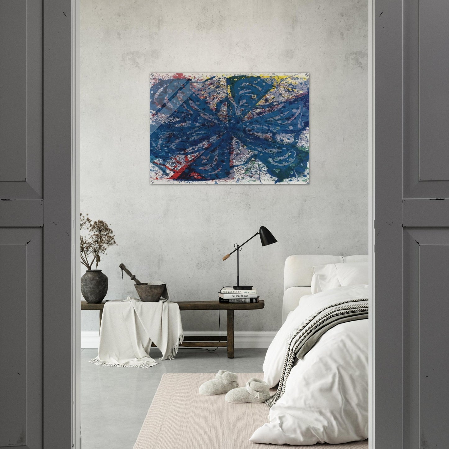Untitled  L. L233; G. 820  - Sam Francis Acrylic Print - 70x100 cm / 28x40″ inches