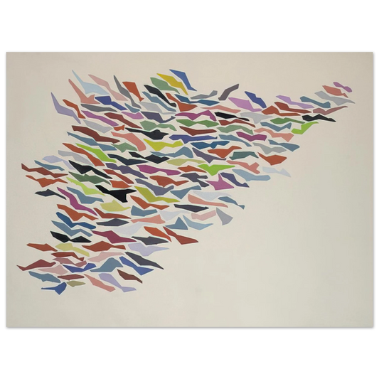Robert Goodnough - Variables with Color - Post-Painterly Abstraction  75x100 cm / 30x40inches Fine Art Poster