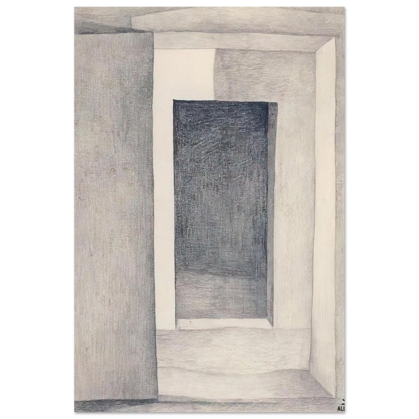 Georgia O'Keeffe - Patio Door Fine Art Poster