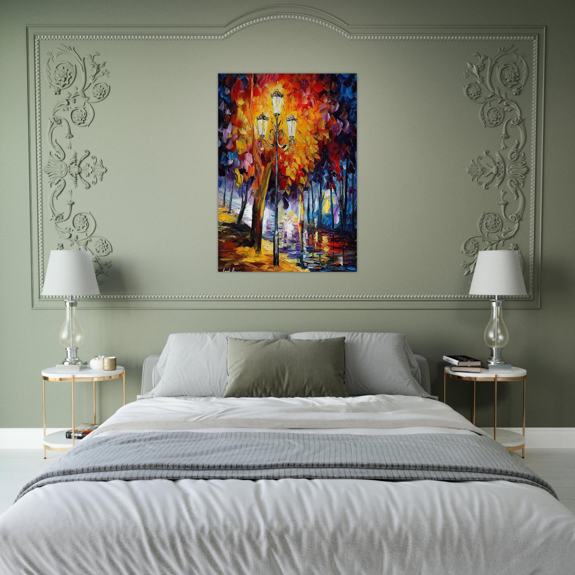 Leonid Afremov - Leonid Afremov Brushed Aluminum Print - 70x100 cm / 28x40 inches | Leonid Afremov Aluminum Print | Leonid Afremov Prints