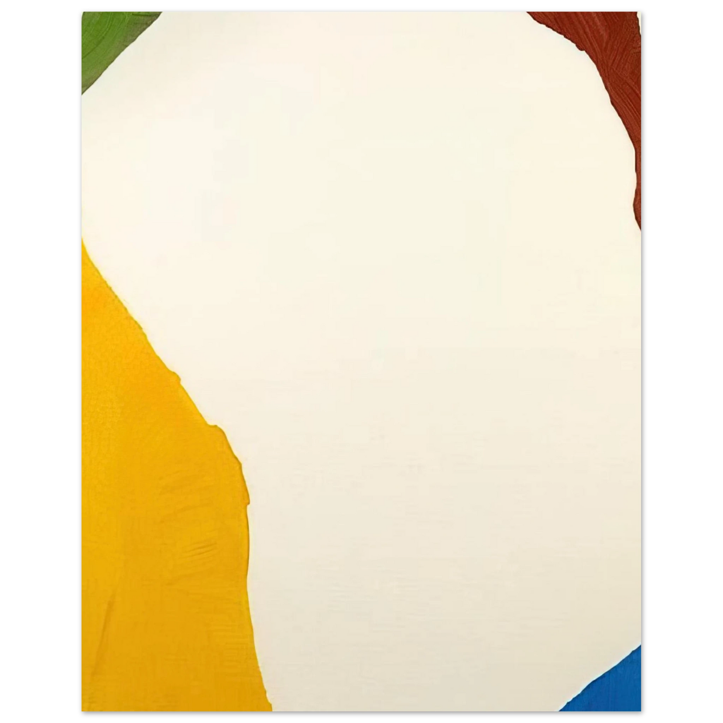 Helen Frankenthaler - Wind Directions - 1970 Wall art - 40x50 cm / 16x20 inches - Premium Wooden Framed Poster With Fine Art Paper-canvas - Wood frame