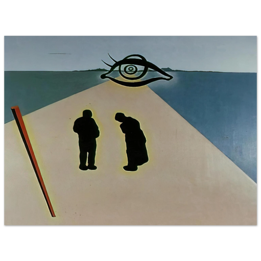 Salvador Dali - THE EYE OF THE ANGELUS  75x100 cm / 30x40inches Fine Art Poster