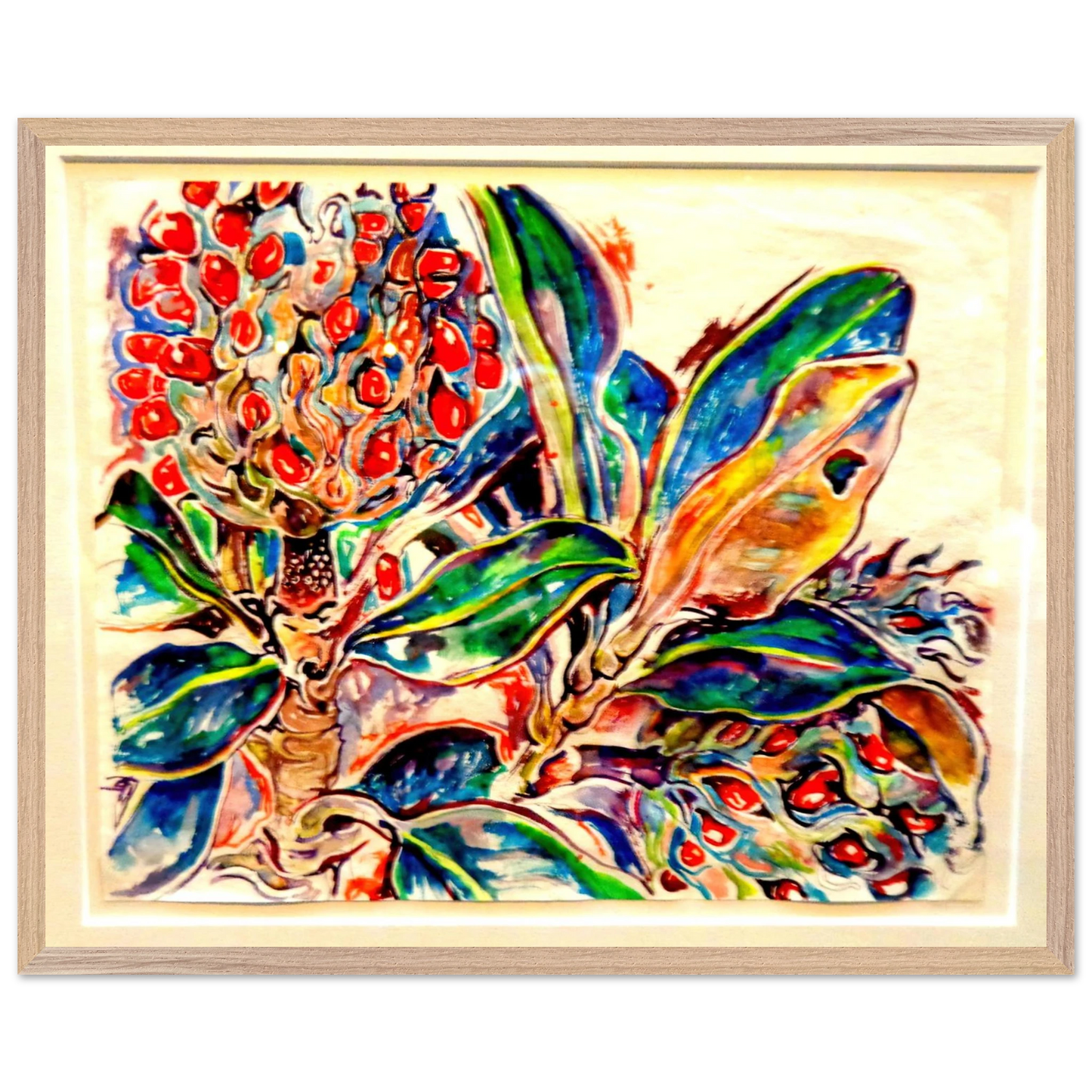 Walter Inglis Anderson - Walter Anderson Wall art - 60x80 cm / 24x32 inches - Premium Wooden Framed Poster With Fine Art Paper-canvas - Wood frame