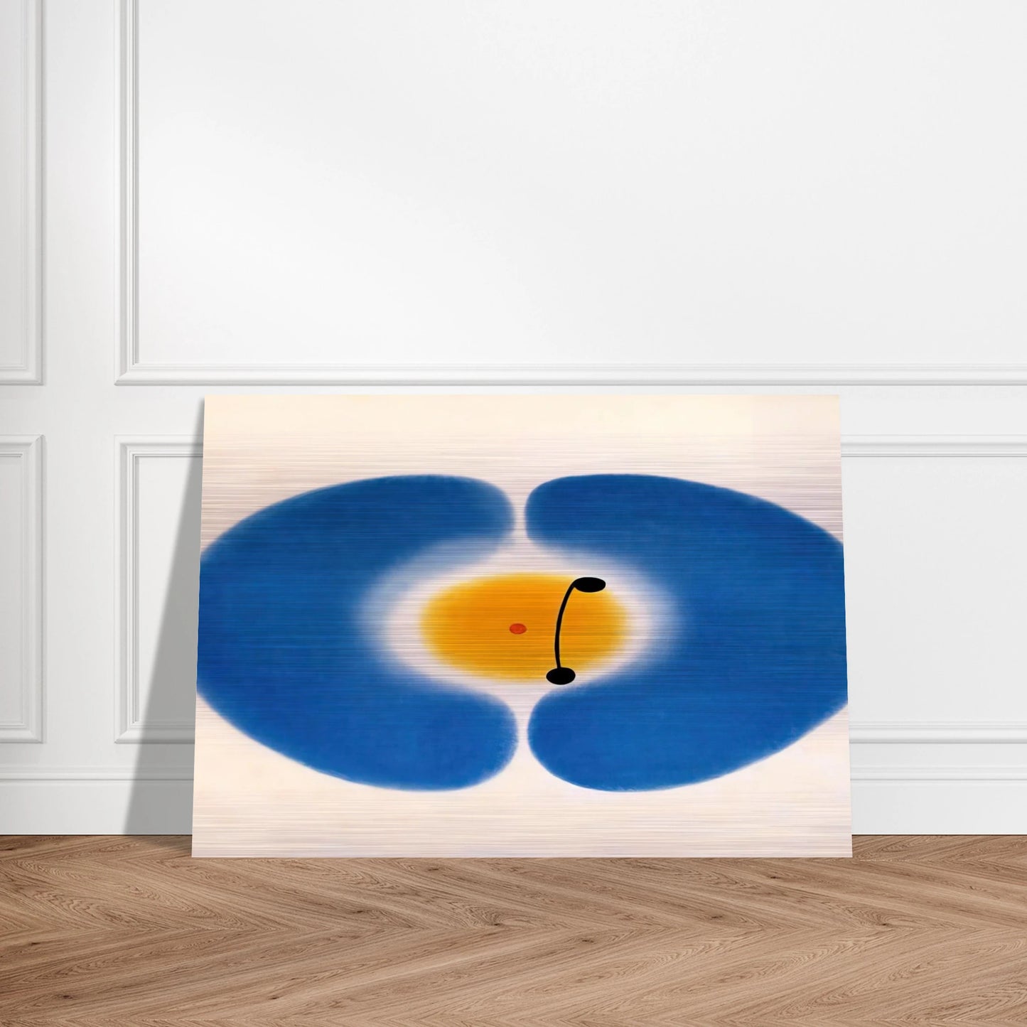 BLUE MANDALA 1978 - Victor Pasmore Brushed Aluminum Print - 70x100 cm / 28x40 inches | Victor Pasmore Aluminum Print | Victor Pasmore Prints