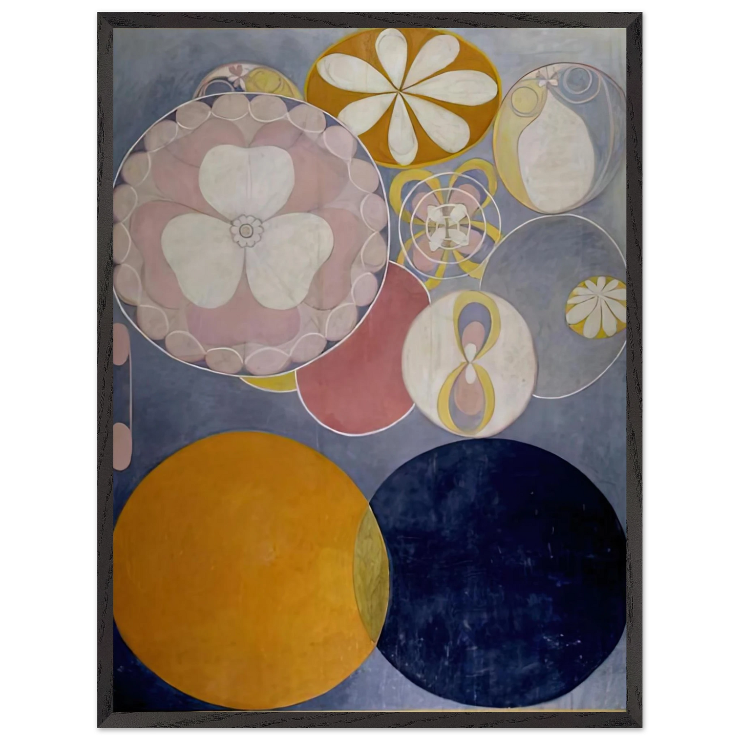Hilma af Klint - DE TIO ST RSTA N 2 BARNAALDERN 1907 Wall art - 30x45 cm / 12x18 inches - Fine Art Poster-canvas - -