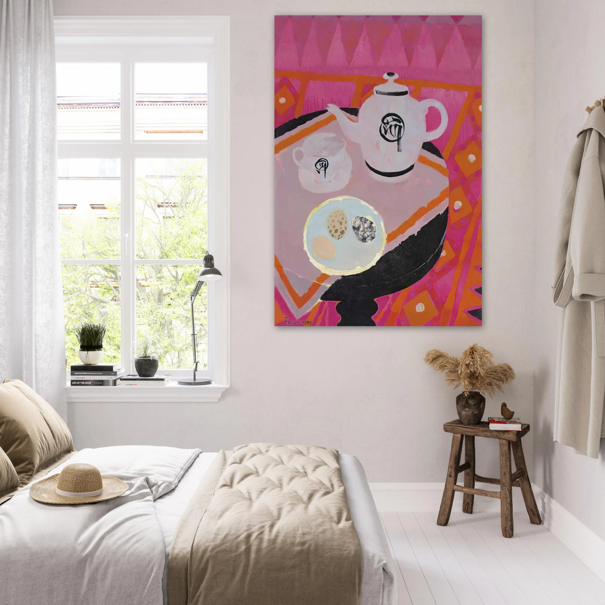 Chinese Teapot - 1989 - Mary Fedden Art Prints - 100x150 cm / 40x60″ inches | Mary Fedden Poster | Mary Fedden Prints