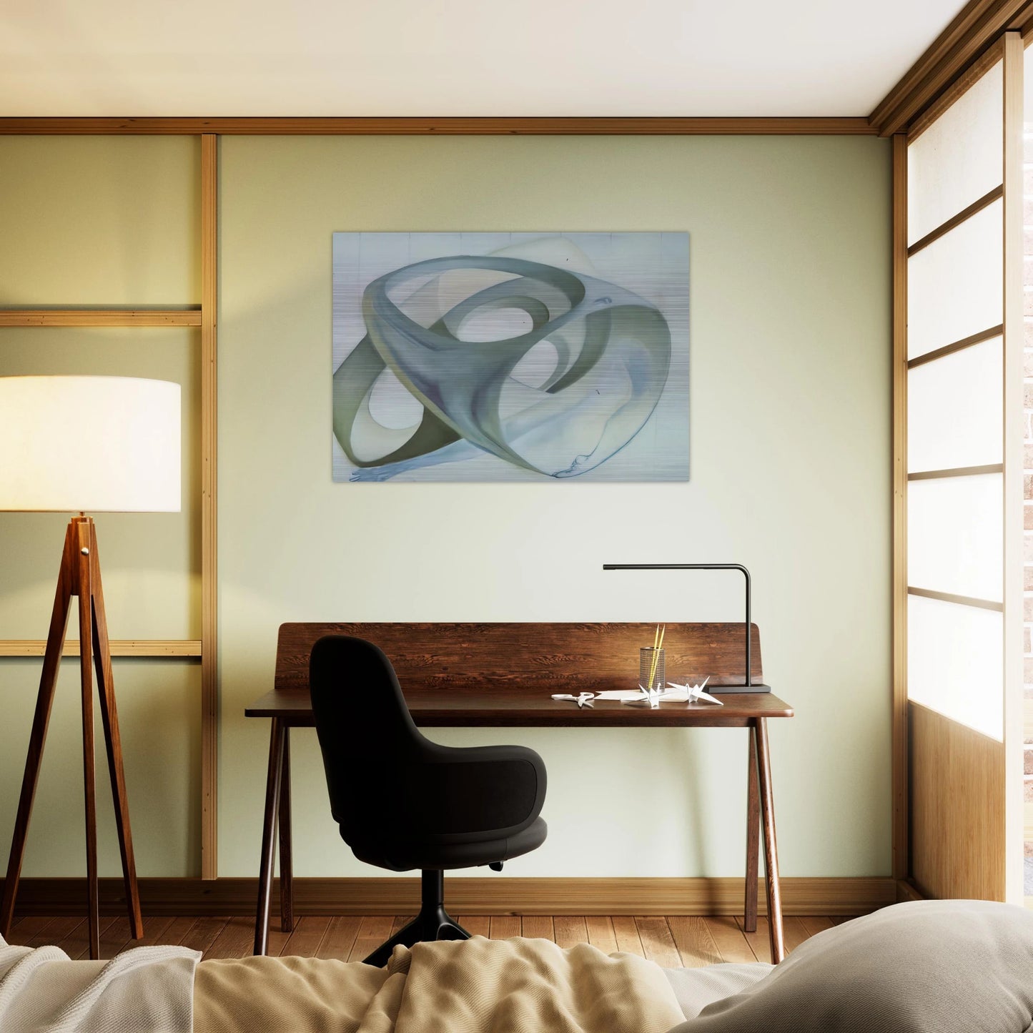 TOPOLOGICAL CONTORTION OF A FEMALE FIGURE - Salvador Dali Brushed Aluminum Print - 70x100 cm / 28x40 inches | Salvador Dali Aluminum Print | Salvador Dali Prints