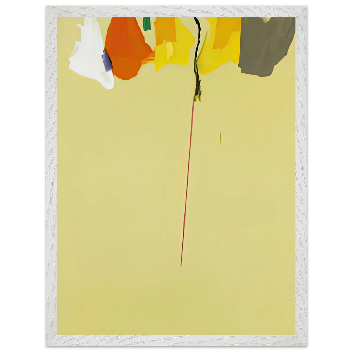Helen Frankenthaler - Rapunzel, 1974- Wall Art - 21x29.7 cm / 8x12" - Premium Wooden Framed Poster With Fine Art Paper-canvas - Black frame