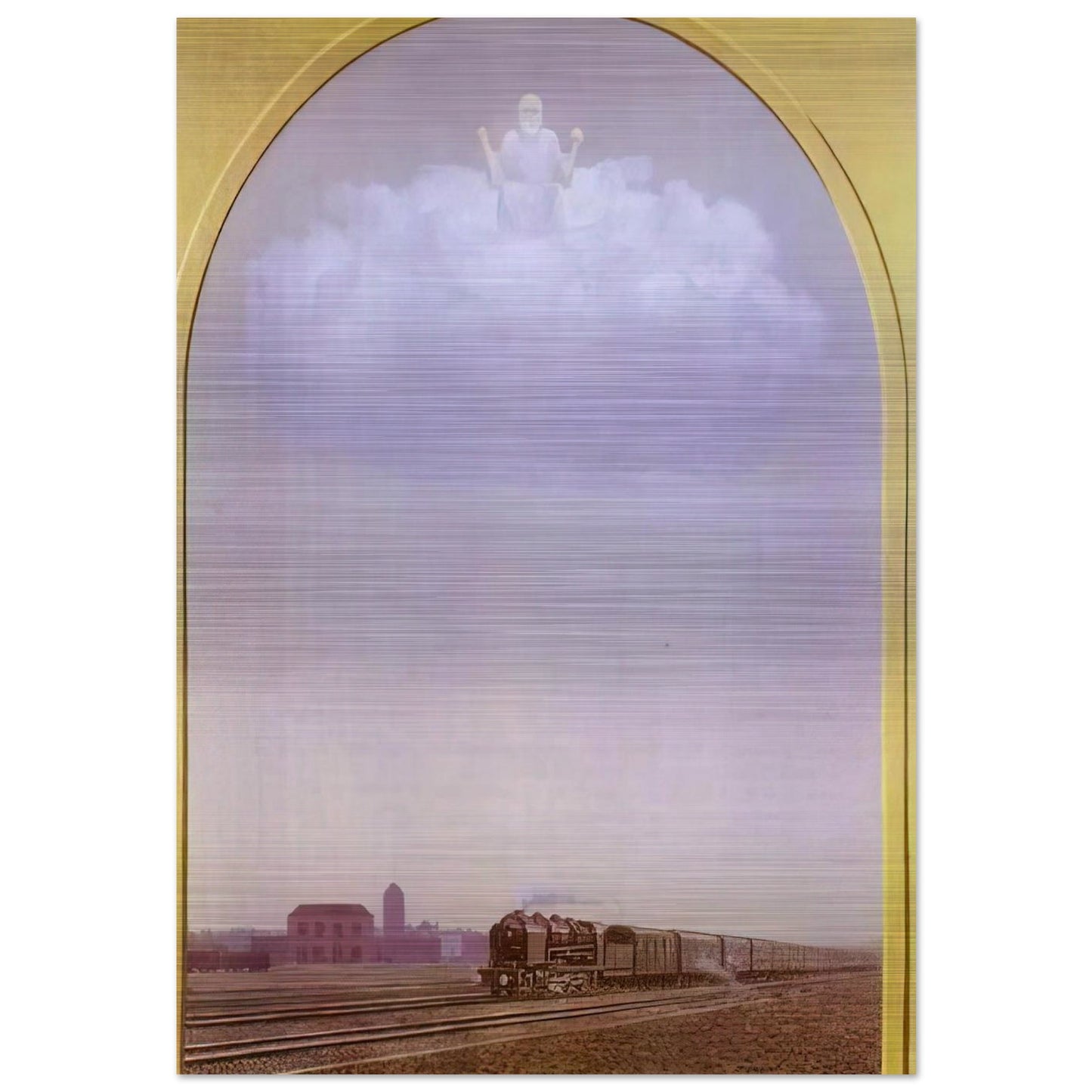 THE NIGHTINGALE 1962 - Rene Magritte Brushed Aluminum Print - 70x100 cm / 28x40 inches | Rene Magritte Aluminum Print | Rene Magritte Prints