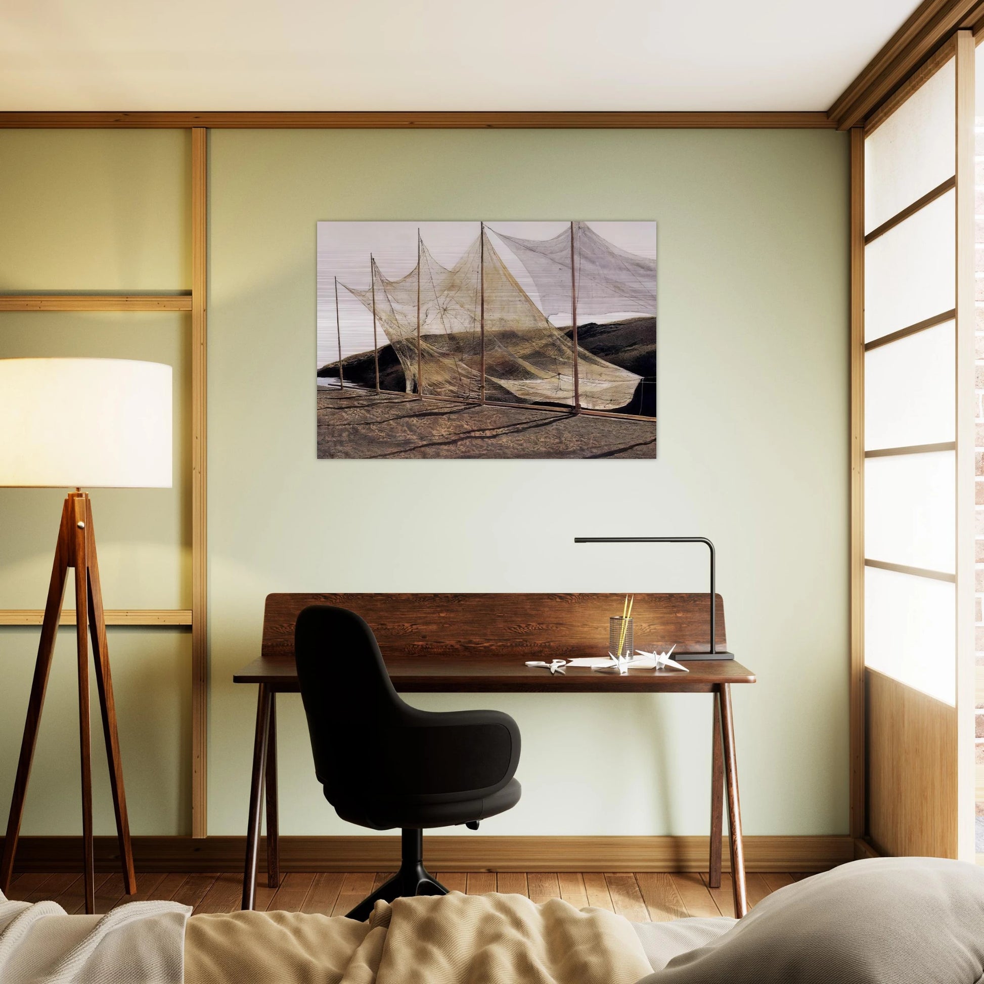 PENTECOST 1989 - Andrew Wyeth Brushed Aluminum Print - 70x100 cm / 28x40 inches | Andrew Wyeth Aluminum Print | Andrew Wyeth Prints
