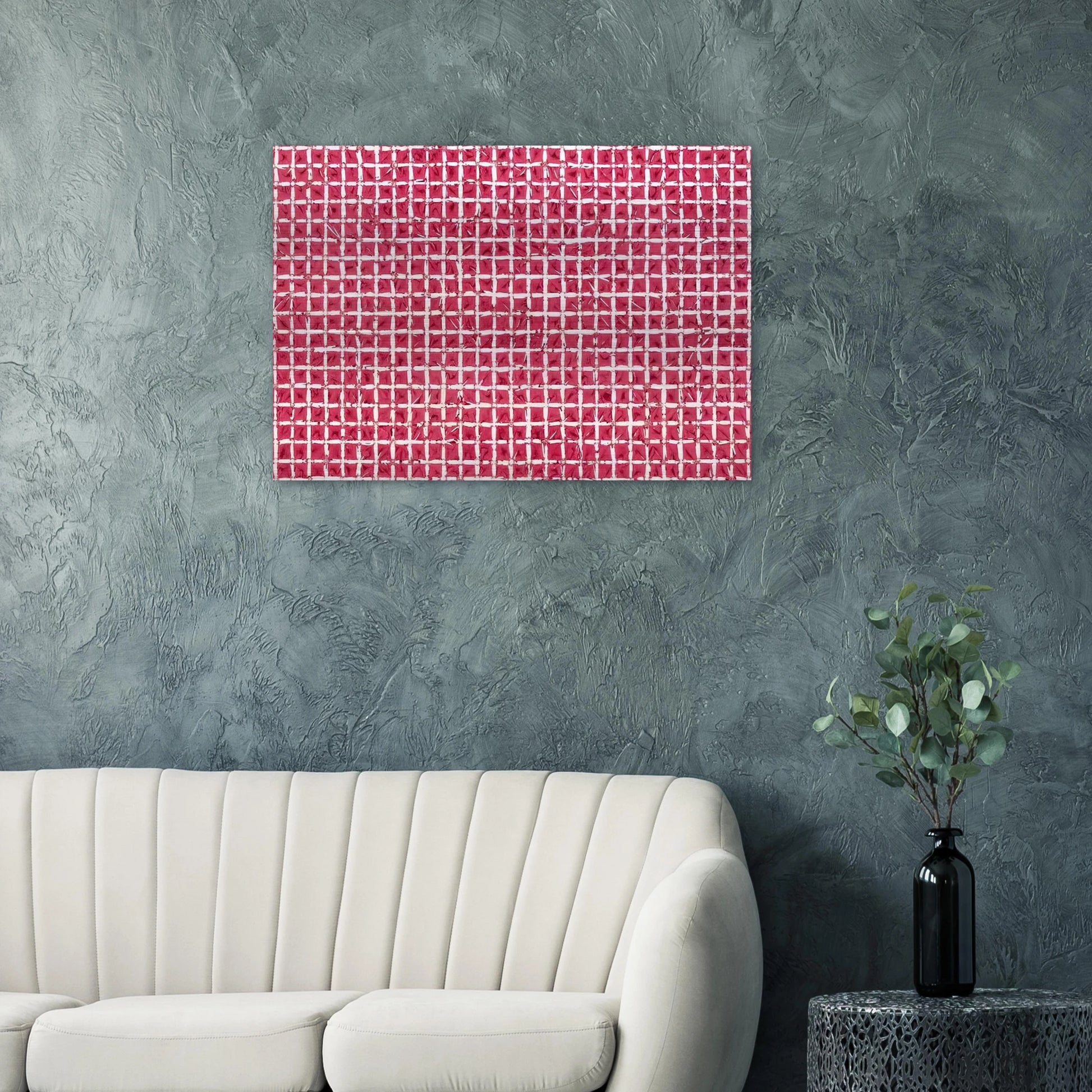 Tabula - 1976 - Simon Hantai Brushed Aluminum Print - 70x100 cm / 28x40 inches | Simon Hantai Aluminum Print | Simon Hantai Prints