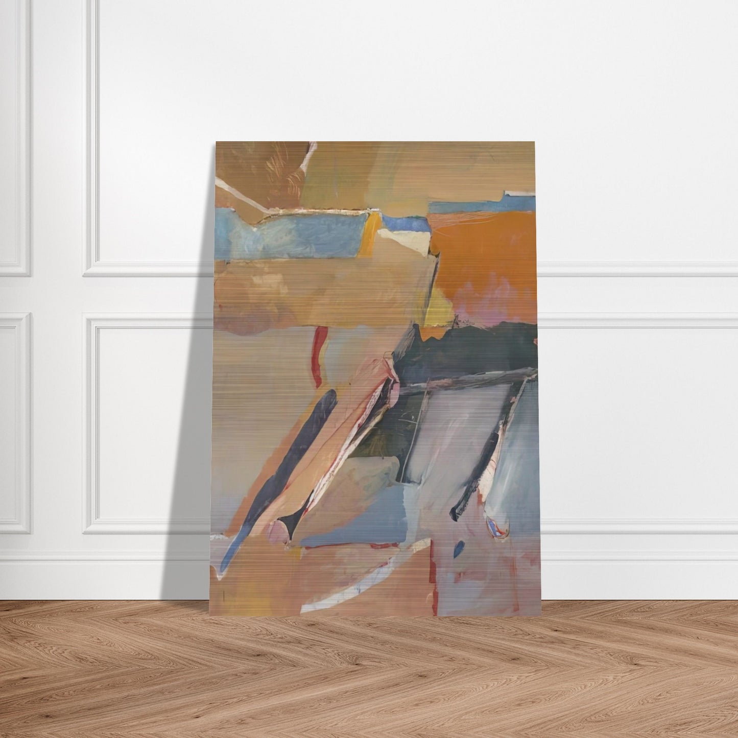 Berkeley #8 - Richard Diebenkorn Brushed Aluminum Print - 70x100 cm / 28x40 inches | Richard Diebenkorn Aluminum Print | Richard Diebenkorn Prints
