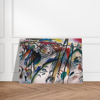 IMPROVISATION 28 SECOND VERSION 1912 - Wassily Kandinsky Brushed Aluminum Print - 70x100 cm / 28x40 inches | Wassily Kandinsky Aluminum Print | Wassily Kandinsky Prints