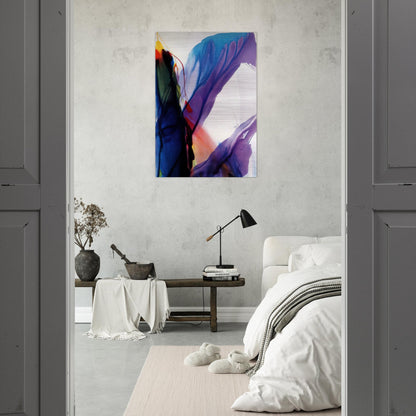 Phenomena Yonder Near - 1964 - Paul Jenkins Brushed Aluminum Print - 70x100 cm / 28x40 inches | Paul Jenkins Aluminum Print | Paul Jenkins Prints