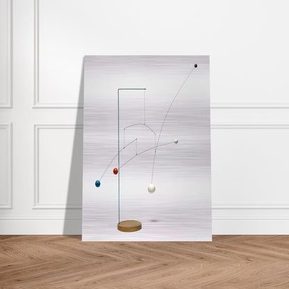 UNTITLED 1935 - Alexander Calder Brushed Aluminum Print - 70x100 cm / 28x40 inches | Alexander Calder Aluminum Print | Alexander Calder Prints
