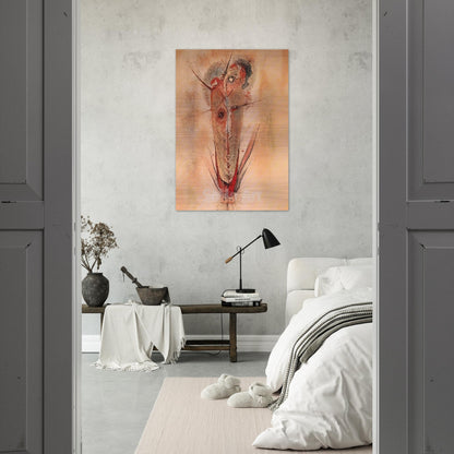 Don Juan - 1944 - Wols Brushed Aluminum Print - 70x100 cm / 28x40 inches | Wols Aluminum Print | Wols Prints
