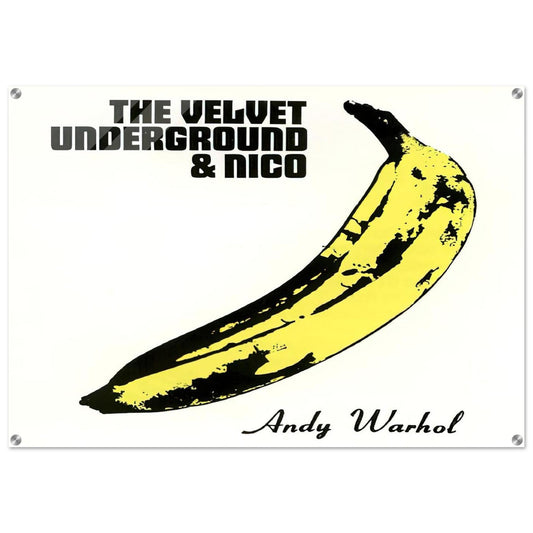 Velvet Underground & Nico - Andy Warhol Acrylic Print - 70x100 cm / 28x40″ inches