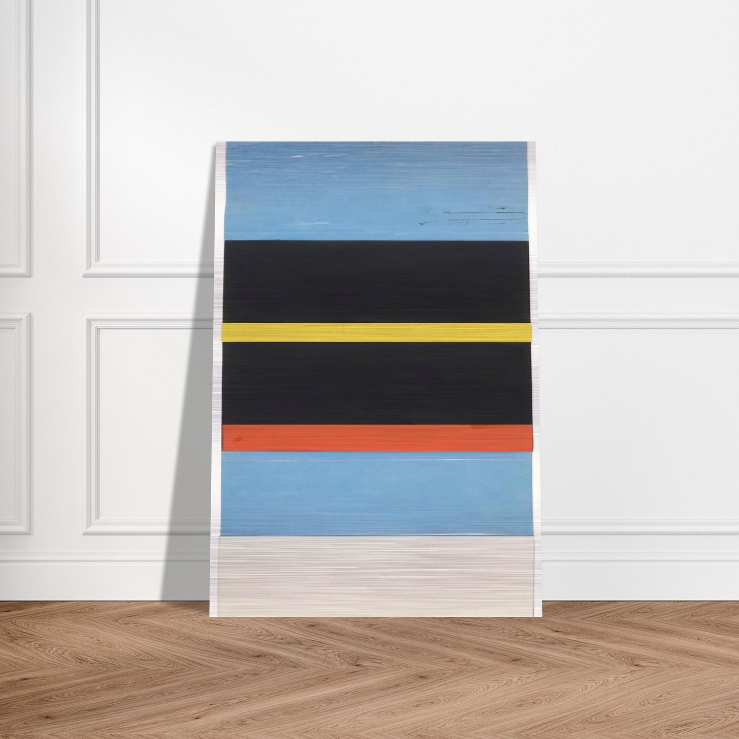 Boats in Sanary Harbor - Ellsworth Kelly Brushed Aluminum Print - 70x100 cm / 28x40 inches | Ellsworth Kelly Aluminum Print | Ellsworth Kelly Prints