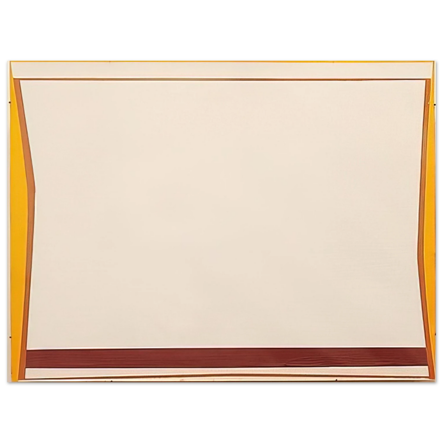 Larry Zox - White 7 - 1963  75x100 cm / 30x40inches Fine Art Poster