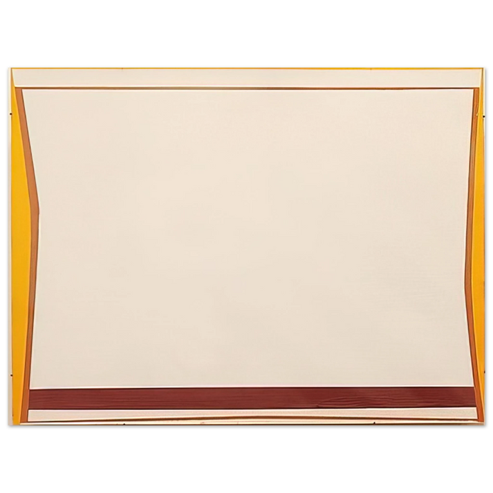 Larry Zox - White 7 - 1963  75x100 cm / 30x40inches Fine Art Poster