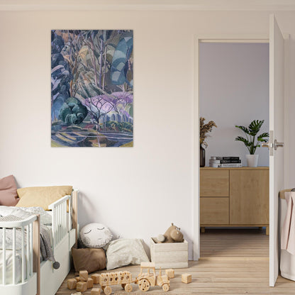 Trees - 1927 - Grace Cossington Smith Brushed Aluminum Print - 70x100 cm / 28x40 inches | Grace Cossington Smith Aluminum Print | Grace Cossington Smith Prints