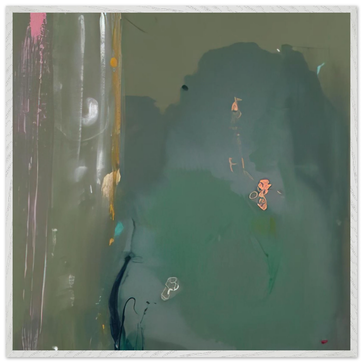 Helen Frankenthaler - CÃƒÆ’Ã‚Â´te d Argent - 1980 Wall art - 30x45 cm / 12x18 inches - Fine Art Poster-canvas - -