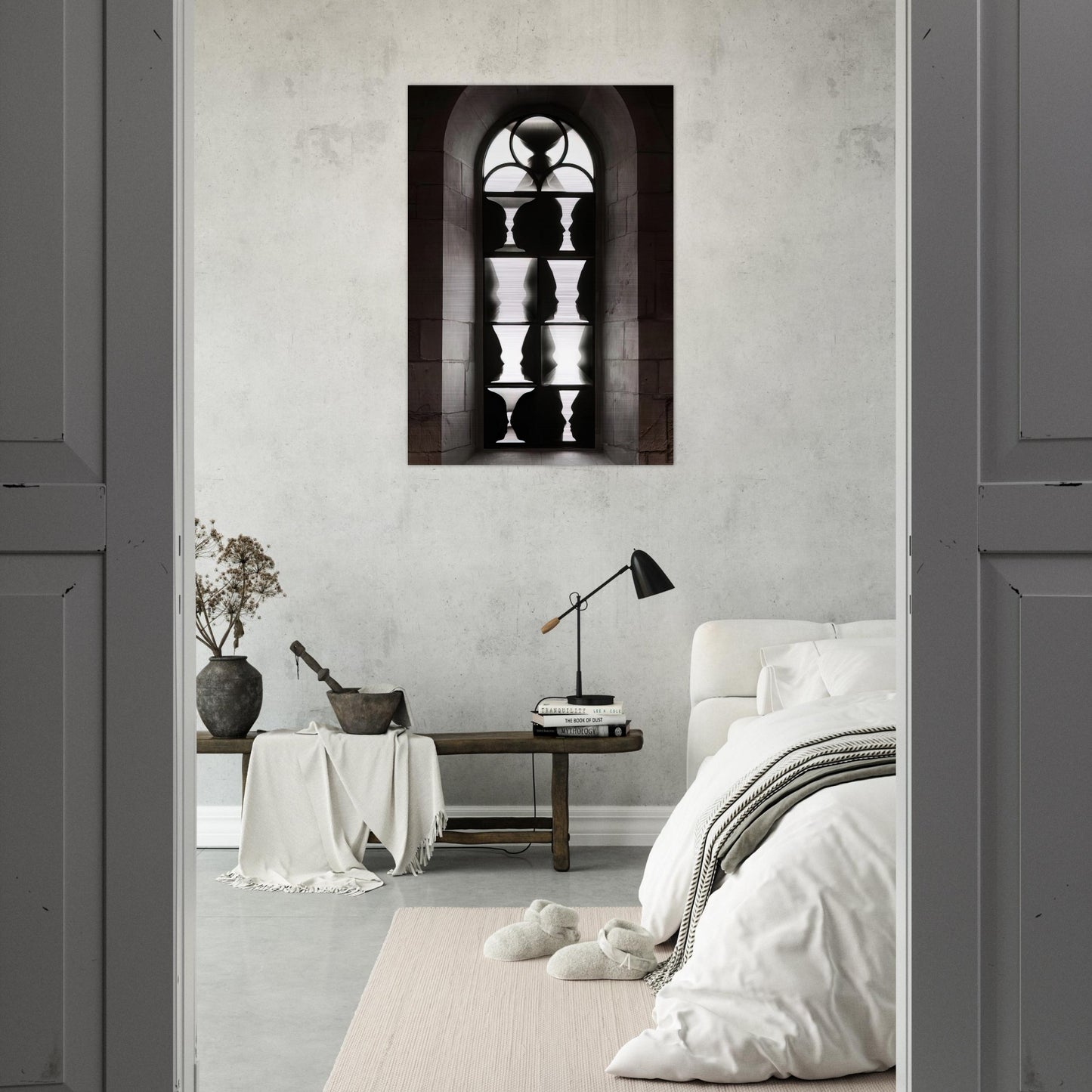 MENSCHENSOHN 2009 - Sigmar Polke Brushed Aluminum Print - 70x100 cm / 28x40 inches | Sigmar Polke Aluminum Print | Sigmar Polke Prints