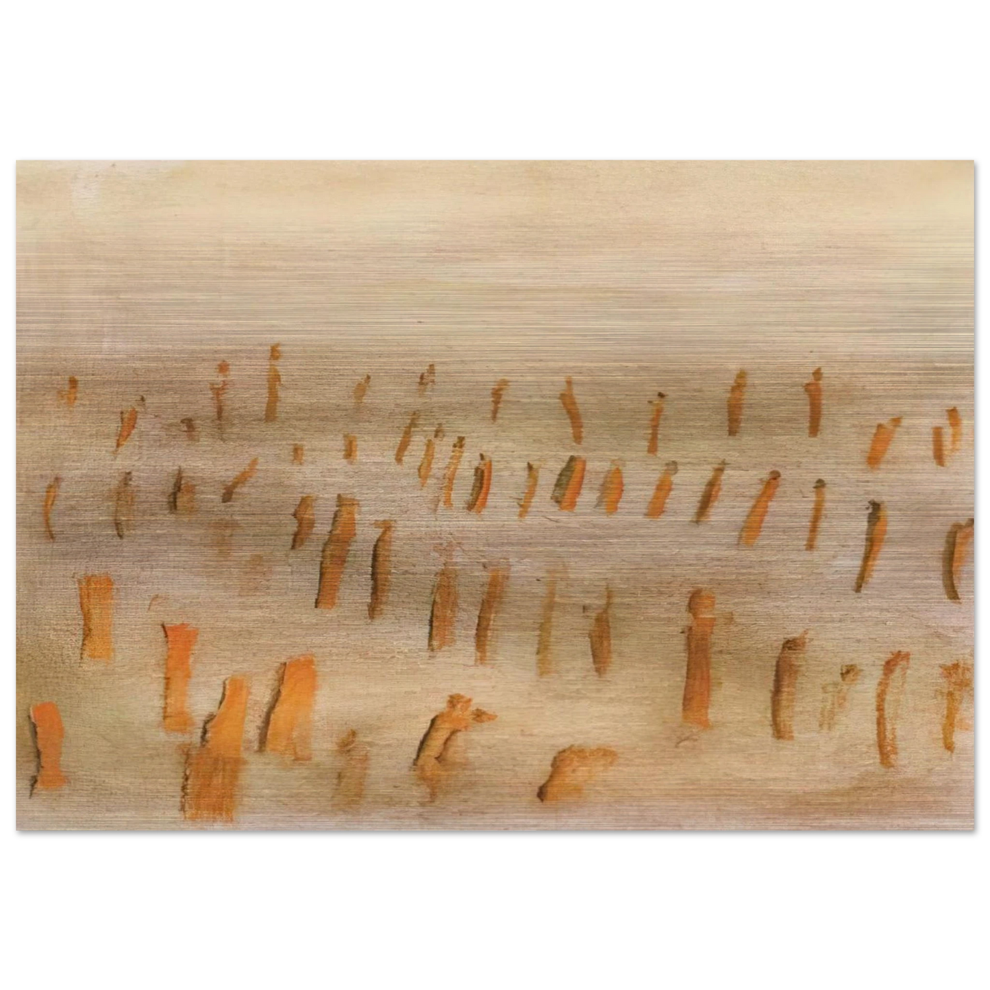 Untitled - Art Informel, Expressionism - Henri Michaux Brushed Aluminum Print - 70x100 cm / 28x40 inches | Henri Michaux Aluminum Print | Henri Michaux Prints