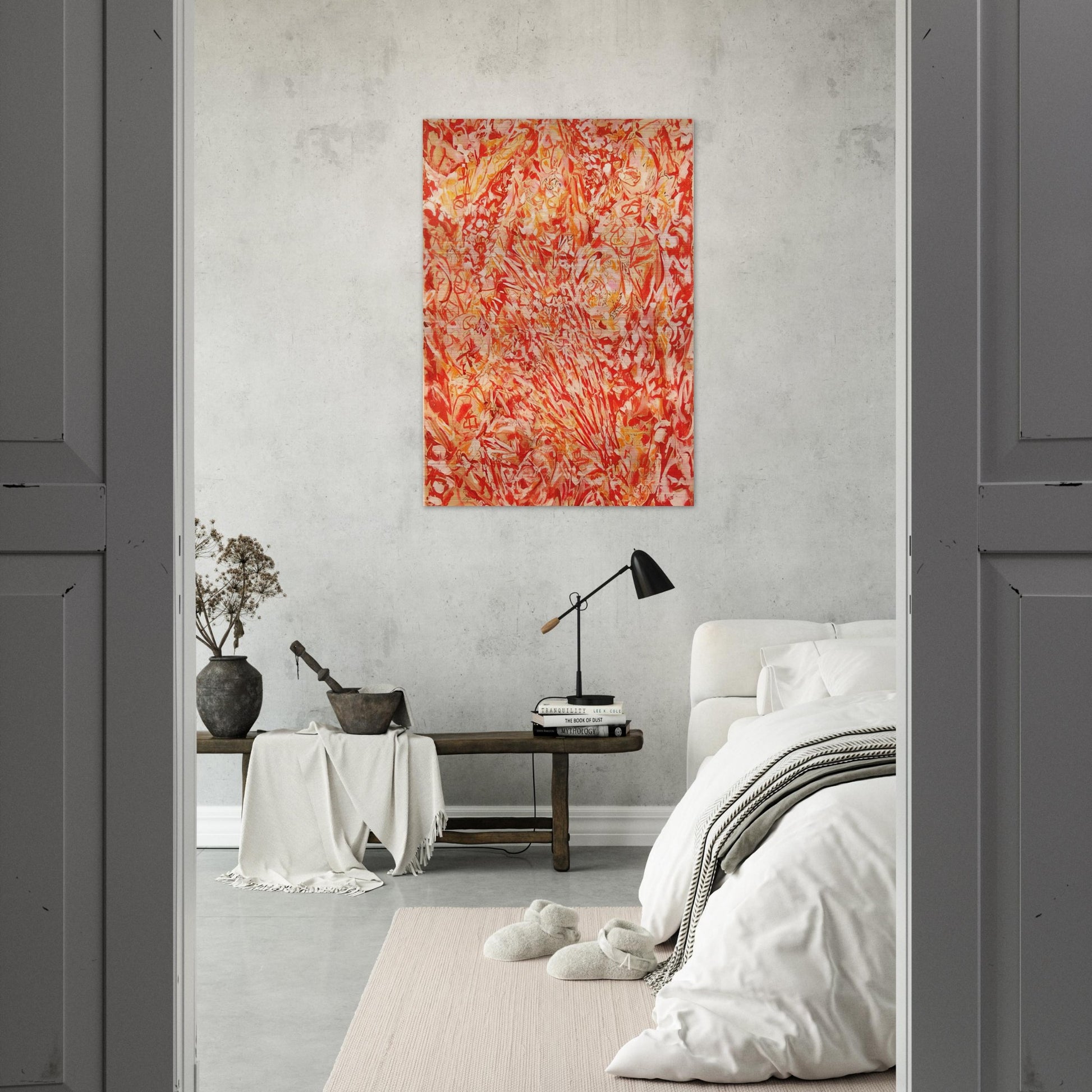 Summer Play - Lee Krasner Brushed Aluminum Print - 70x100 cm / 28x40 inches | Lee Krasner Aluminum Print | Lee Krasner Prints