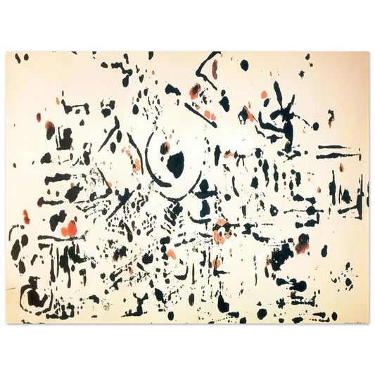 Jackson Pollock - UNTITLED 1951  75x100 cm / 30x40inches Fine Art Poster