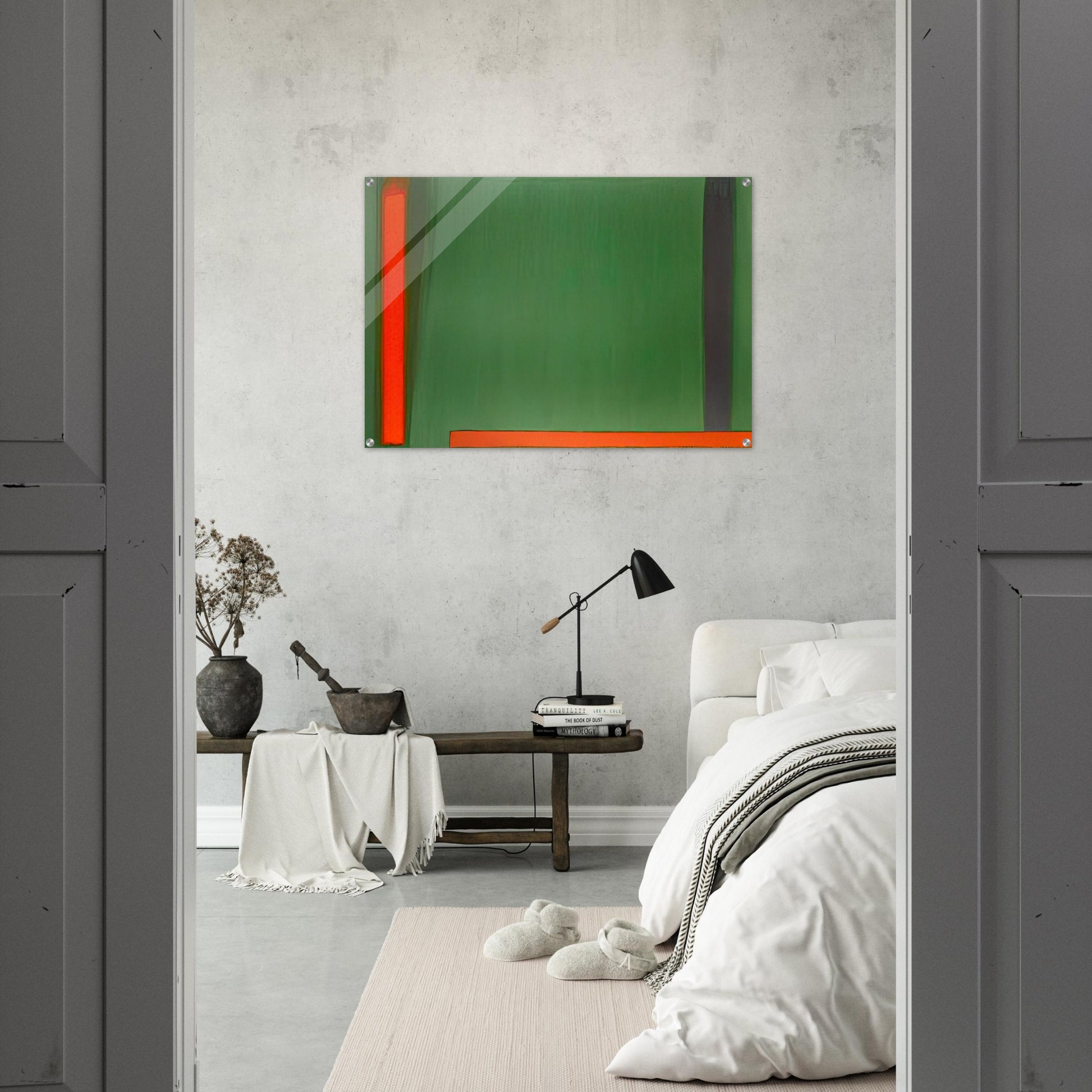 19.12.66 - 1966 - John Hoyland Acrylic Print - 70x100 cm / 28x40″ inches