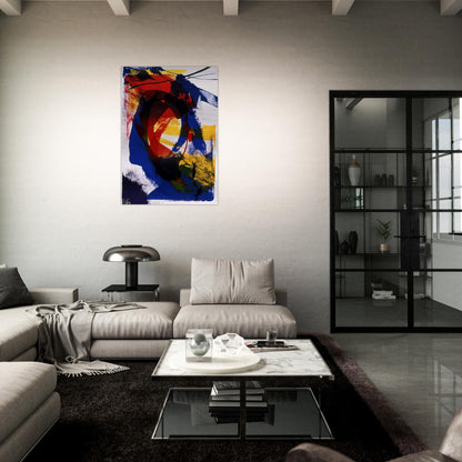 Distance Finding Mozart - Paul Jenkins Brushed Aluminum Print - 70x100 cm / 28x40 inches | Paul Jenkins Aluminum Print | Paul Jenkins Prints