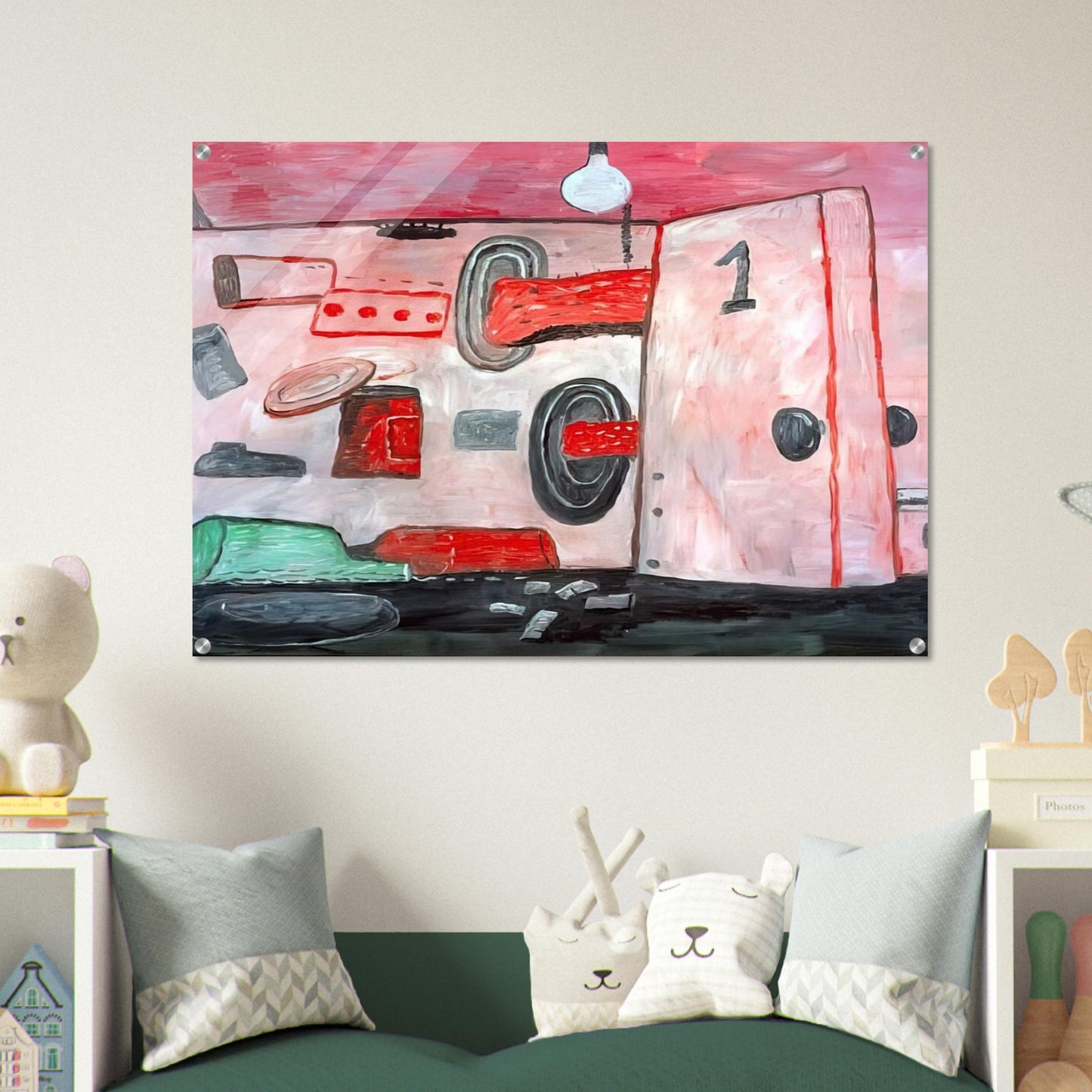 INSIDE OUTSIDE 1977 - Philip Guston Acrylic Print - 70x100 cm / 28x40″ inches
